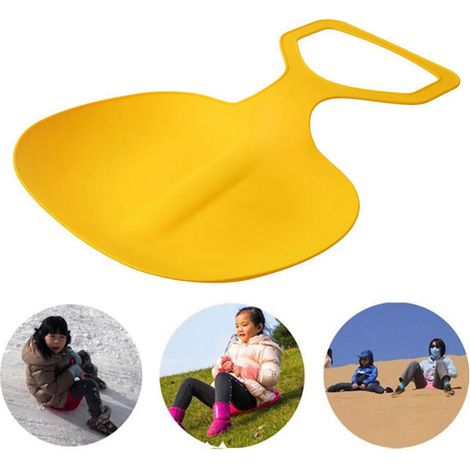 Planche à neige en plastique portable pour enfants, tapis de glisse sur herbe et sable, jouets de plein air (1/5)