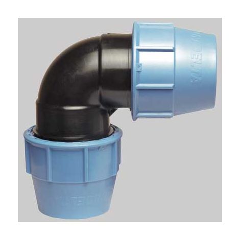 GOMITO DOPPIO PLASTICA  25     UNIDELTA