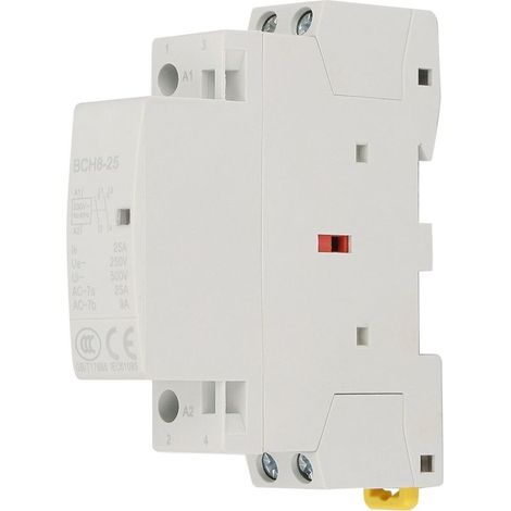 2P 25A 220V/230V 2NO 50/60HZ Din Rail Ménage AC Contacteur (1/5)