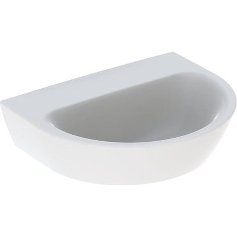 Geberit Renova lavabo con enjuague manual, sin agujero para