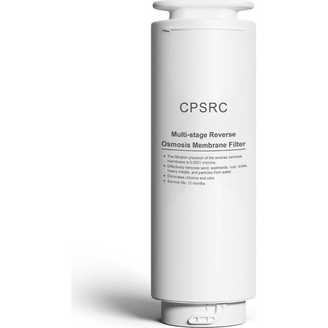 Klarstein filtre à eau osmoseur 75G 5 niveaux de filtration PP+C+RO, précision 0,0001 micron, élimine 99,99% contaminants, installation facile twist-in, durée de vie jusqu'à 12 mois (1/5)