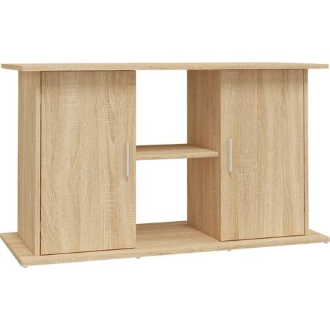 Support d'aquarium Meuble pour Aquarium chêne sonoma 101x41x58 cm bois d'ingénierie CFW33517 (1/5)