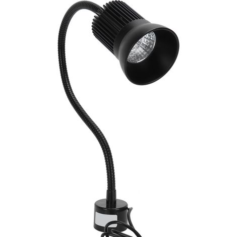 Lampe de travail LED 7W flexible avec base magnétique pour machine à coudre et CNC, 110-220V, prise EU
