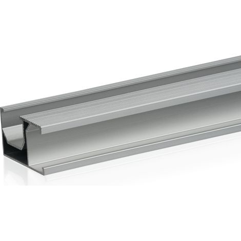 Zelsius Universal Aluminium Montageschiene 150 cm für ein Solarmodul, Befestigungsschiene, Aluprofil (1/3)