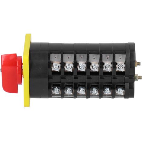 Commutateur électrique inverseur LW5D-16D1689/6, pièce de contrôle industriel, 110-500V, 16A, pour armoire électrique. (1/5)
