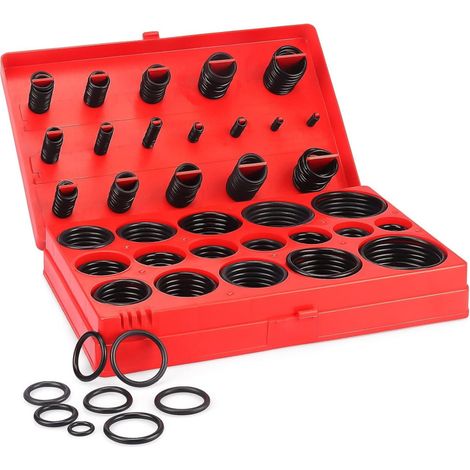 Универсален комплект от 419 бр. гумени О-пръстени