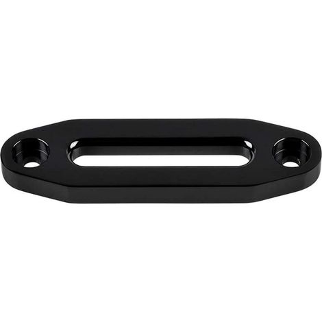 Pezzo di verricello in alluminio con guida di corda integrata e protezione, sistema di arrotolamento preciso, distanza tra fissaggi: 152 mm, colore nero-lsw