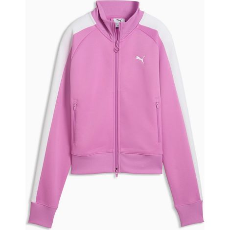 Puma T7 Always On Damen-Sweatshirt, kurz, pink, 62979674 r XS (1/2)