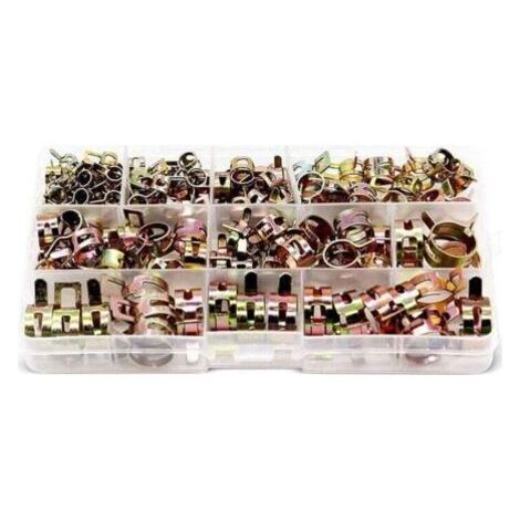 100 Pièces Colliers de Serrage à Ressort, Clips à Ressort Tuyau Serre-Joints à Tuyaux Colliers de Clip à Ressort Ajustable pour Tuyau Durites - 6mm/7mm/8mm/9mm/10mm/11mm/12mm/14mm/15mm/17mmm (1/4)