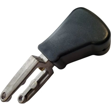 Poignée ERGO noire avec logo pour bouchons de fût Hiwi et Micro Matic - Confort ultime, sécurité renforcée et contrôle précis lors du changement de fûts de bière (1/3)