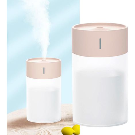 USB-Luftbefeuchter mit Aromadiffusor und Ambientebeleuchtung, 260 ml Fassungsvermögen, Kunststoff, 72 x 72 x 120 mm, für Büro, Zuhause und Auto (1/5)