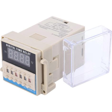 LED-Digitalanzeige-Zeitrelais-Zeitverzögerungssteuerung Elektronische Komponenten ATS48AS (AC220V)