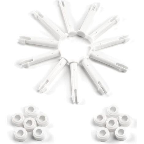 YMYNY 12pcs Plastic Pin, Intex Swimming Pool Replacement Parts, Plastic Swimming Pool Pin, for Most Frame Pools - Rectangular/Round Pool (6cm) (1/4)