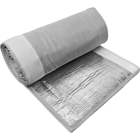 Housse de tuyau de climatisation Enveloppe Isolée en Tissu Oxford 600D Housse Imperméable Anti-UV Flexible Clim Portable Pour ventilation extérieure et climatisation (1/5)