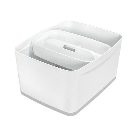 Leitz Aufbewahrungsbox MyBox 52161001 mittel 18l Deckel ws/gr (1/4)