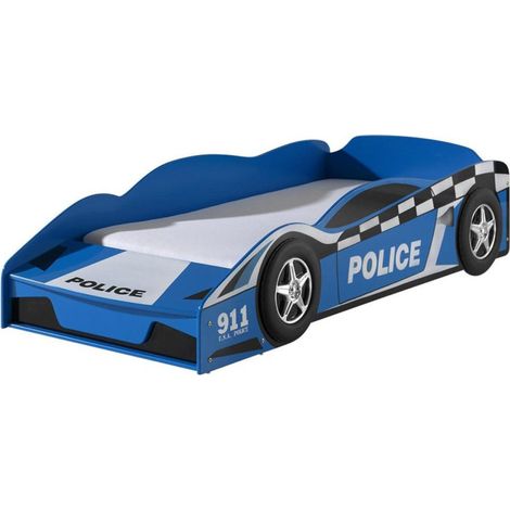 Lit Enfant "Police" 70x140cm Bleu (1/5)