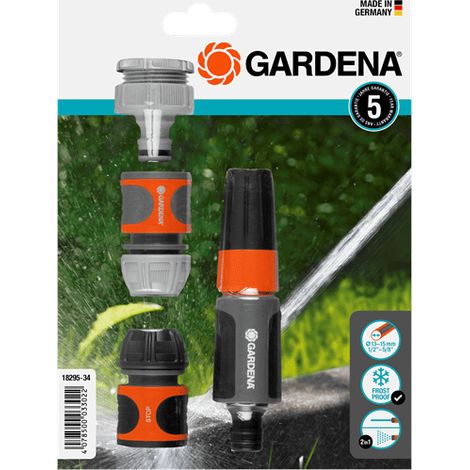 Gardena Grundausstattung Aktion mit Wasserspritze und Anschlussteile
