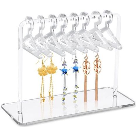 BUNTHAUS Support de Boucle d'oreille, Support de Boucles d'oreilles en Acrylique, présentoir de Boucles d'oreilles, Rangement de Bijoux pour les Femmes et les Filles (1/5)