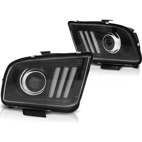 Scheinwerfer mit Standlicht FORD MUSTANG 04-09 SCHWARZ