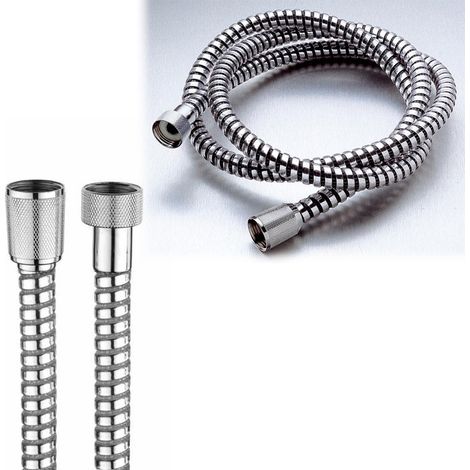 Flessibile Stretch-flex per doccia 1/2" x 1/2" FF conico, lungh. cm. 200, cromo A00101E00119021