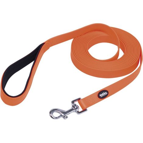 Nobby Schleppleine Cover neonorange Breite  20 mm Leinen