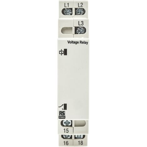 Relais de contrôle de réseaux triphasés 100ms triphasé, 1 RT ( Prix pour 1 )