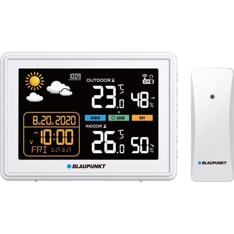 Stazione meteorologica Blaupunkt con sensore esterno WS30WH [RTVBLWS004] (1/3)
