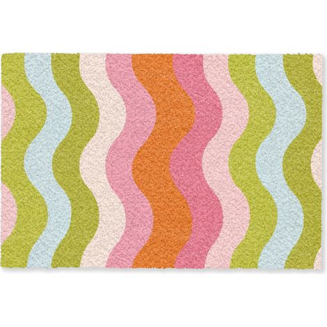 PAILLASSON Orbites - Vagues - Colorées - Verticales 60x40 cm (1/5)