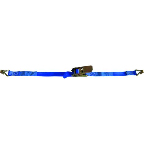 Sangle d'arrimage larg. 25 mm lc 400 dan 2 crochets double-soude lg. 4 m LEVAC - 4552A04