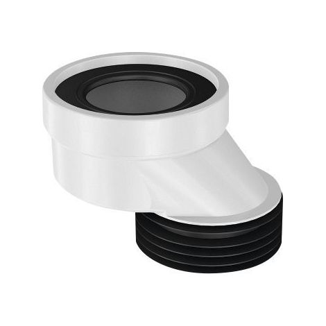 Raccord WC 60mm, décalé (1/2)
