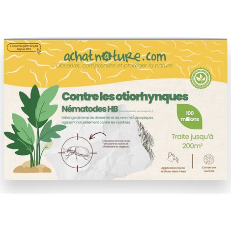 Nématodes HB contre otiorhynques - 100 millions - 200 m²