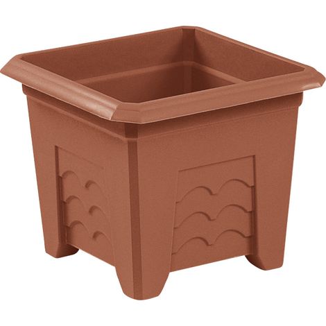 Poétic TERRA GRANDE Blumenkübel 30 x 30 x 25 cm terracottafarben