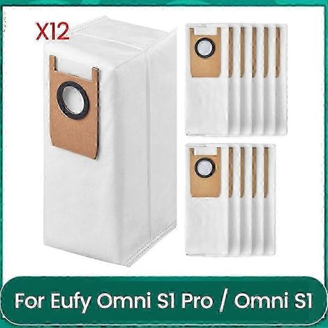 Packung mit 12 Staubbeuteln für den Eufy Omni S1 Pro / Omni S1 Saugroboter (1/5)