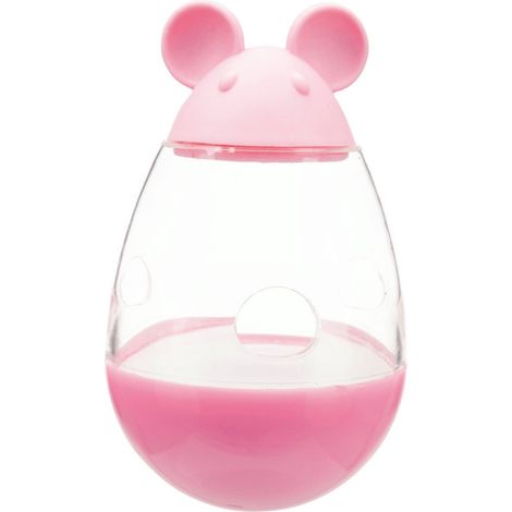 un dispenser per gatti da 9 cm a forma di topo. Colore casuale. (1/5)