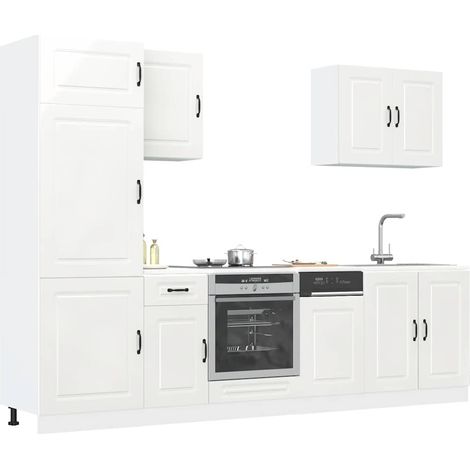 Mueble cocina Kalmar de alto brillo 7 pzas