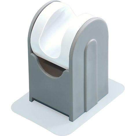 Support Pour Douche À Main - Fixation Adhésive Puissante Sans Perçage - Régulable En Angle - Étanche - Pour Salle De Bain Enfants Et RV - 1 Pièce (1/5)