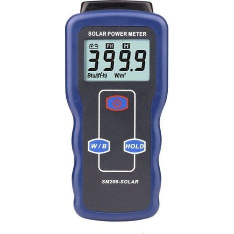 Mesureur Numérique De Rayonnement Solaire, Compteur D'Énergie Solaire SM206 (1/4)