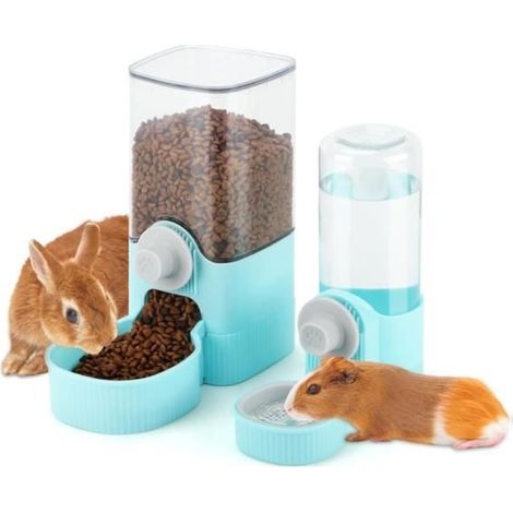 Wasserspender für Kaninchen – 1,2 l – Hängende Wasserflasche – Automatischer Futterspender für Haustiere (1/4)