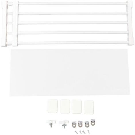 Étagère de tension de placard extensible sans clous, diviseur d'armoire, support de rangement pour armoire de 75 à 120 cm de longueur (1/5)