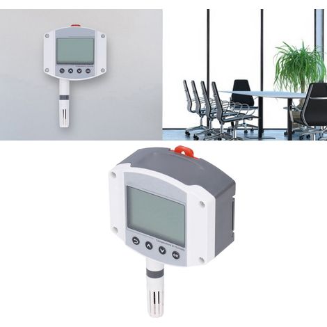 RS-WS-120-2D-LLCD Temperatur- und Feuchtigkeitssensor, 4–20 mA Industrietransmitter mit LCD-Display und Wandhalterung (1/5)