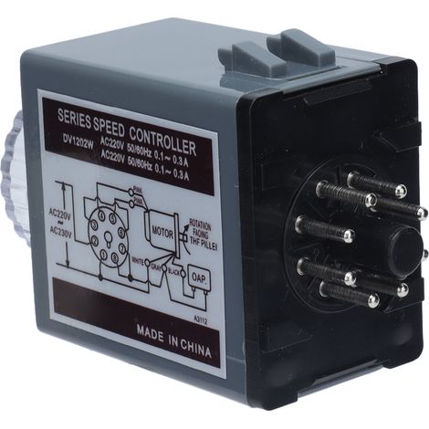 220-V-Wechselstrom-Drehzahlregler, Leistungsdimmer, Steuerschalter für Geräte, Zubehör DV1202W (1/5)