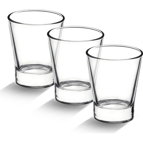 Set 3 Bicchierini Tazzine Caffè in Vetro caffeino 8,5 cl bormioli