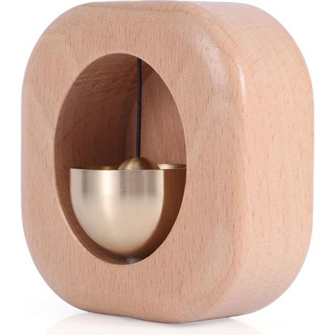 Türklingel für Ladenbesitzer, quadratische magnetische Holzglocke, Dekoration für Haustür, Garten, Zuhause, einzigartiges Einzugsgeschenk