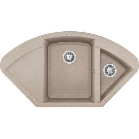 Lavello Elleci Incasso Easy CORNER Granitek Avena LGYCOR51