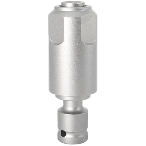 Adaptateur transformant une clé à chocs en perceuse à percussion, compatible avec les forets carrés SDS-Plus, pour une utilisation avec une clé à chocs. (1/5)