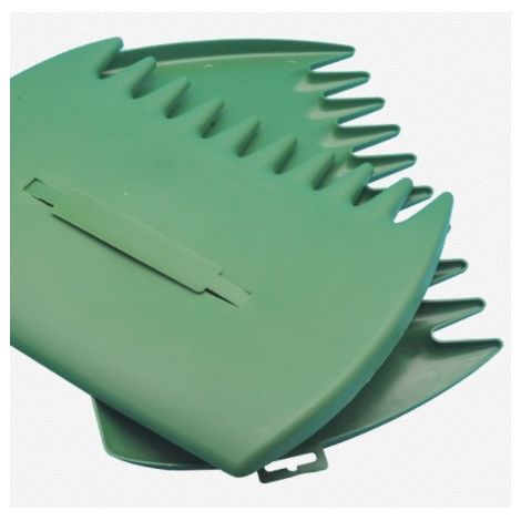 Lot de 2 ramasse-feuilles portatifs pour jardin, cour, ramassage de feuilles avec griffes pour feuilles de jardin, déchets et herbe