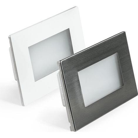 Segnapasso Led ad incasso, Dimmerabile, 3W, Tricolor