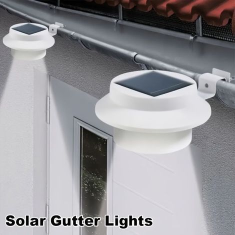 BelleRise – Neue Solar-Straßenleuchte (1 Stück), Solar-Außenbeleuchtung, große LEDs, IP44-Schutzart, Zaunleuchte (1/5)