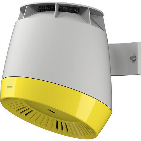 KWC AR Haartrockner, F5, Kunststoff, IR,  280x331x307 mm, Hgrau/Gelb, 230 VAC