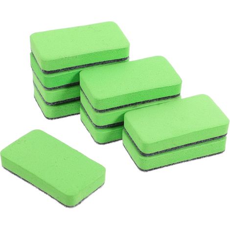 Lot de 10 Effaceurs de Tableau Blanc en Feutre Ergonomiques pour Bureau et Institutions de Formation, Design Simple et Nettoyage des Surfaces (1/5)
